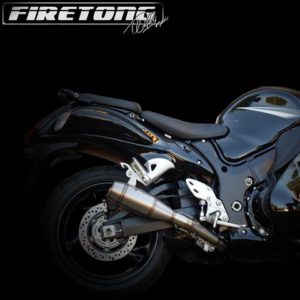 Escapamento Flame Ponteira Dupla Suzuki Hayabusa /99-17/